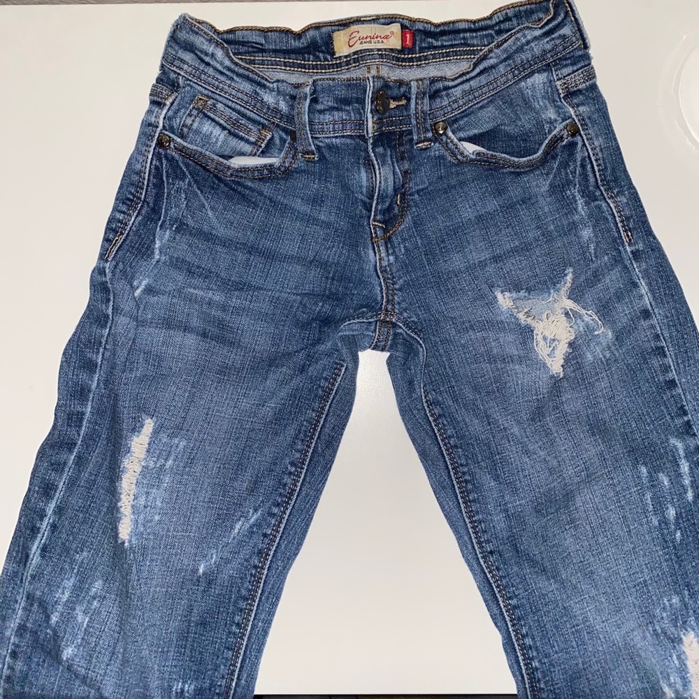 Eunina skinny straight jeans